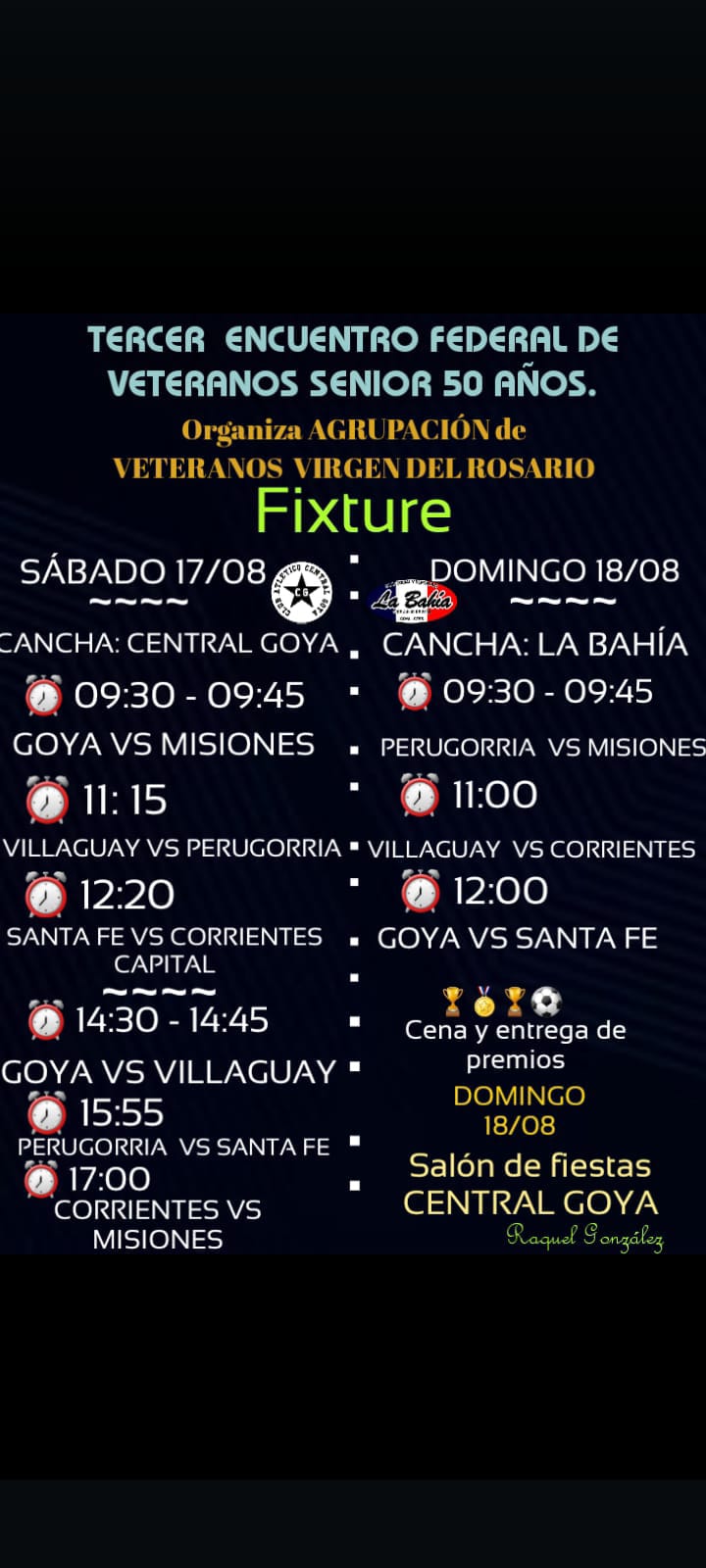  SE JUGARÁ EN GOYA TORNEO FEDERAL VETERANOS + 50 DE AÑOS
