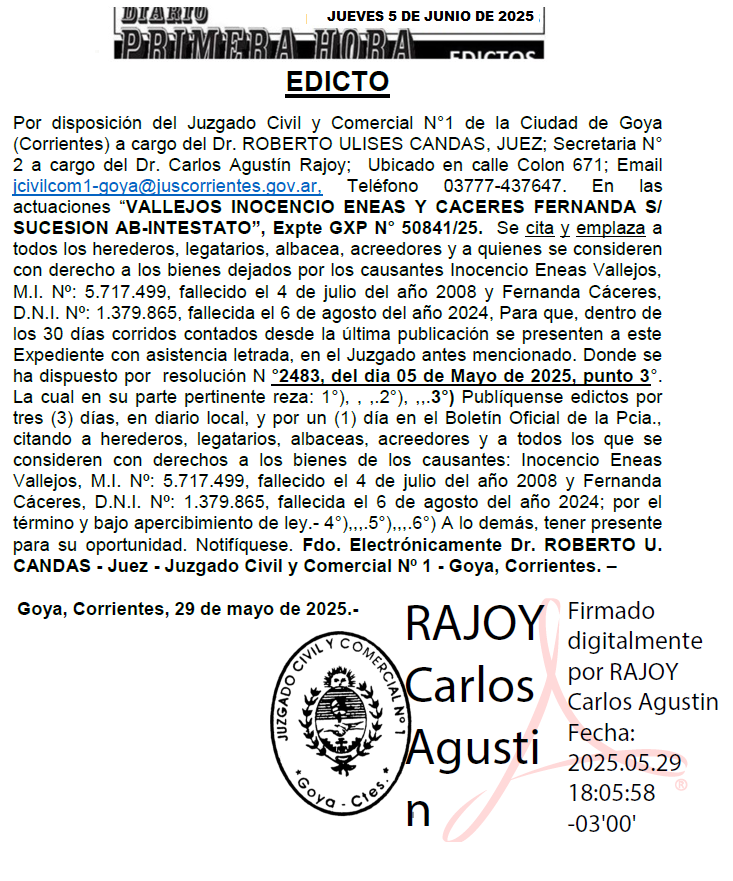 GALARZA DIA 1