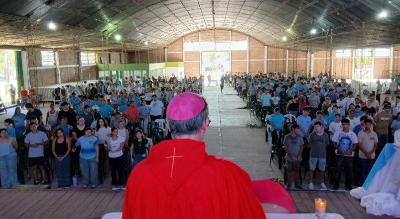 Monseñor Canecin en la Jornada Juvenil de Ramos : “Todos los jóvenes están invitados a vivir la Semana Santa"