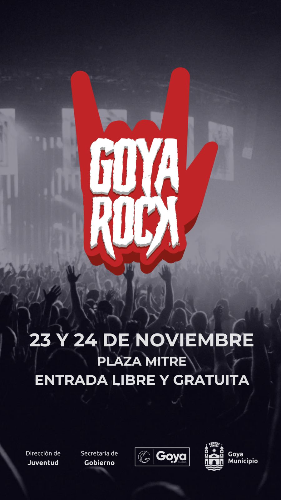 GOYA ROCK: LA PLAZA MITRE SERÁ EL ESCENARIO PARA VIBRAR CON 20 BANDAS DE ROCK