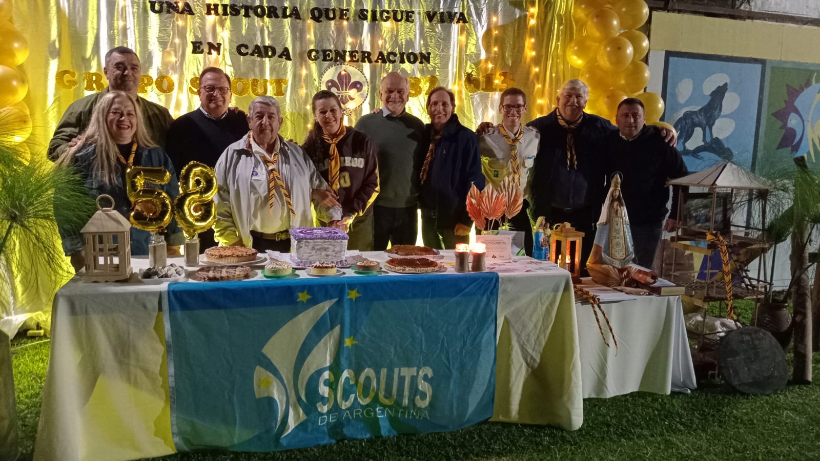 EL GRUPO SCOUT GOYA CELEBRÓ SU 58° ANIVERSARIO CON UNA GRAN VELADA