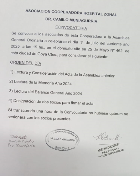 HOSPITAL ZONAL ASAMBLEA DIA 1
