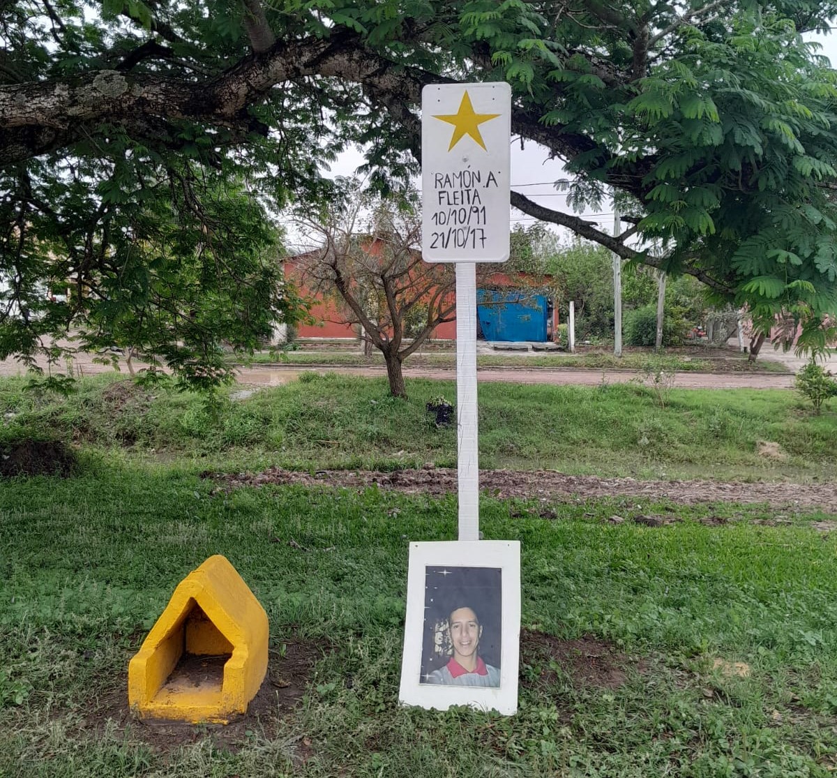 Homenajearon a joven que perdió la vida en siniestro vial