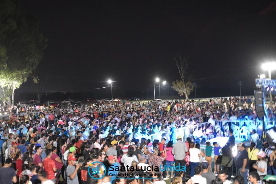 Multitudinario festejo por el día de los estudiantes y la primavera en Santa Lucía