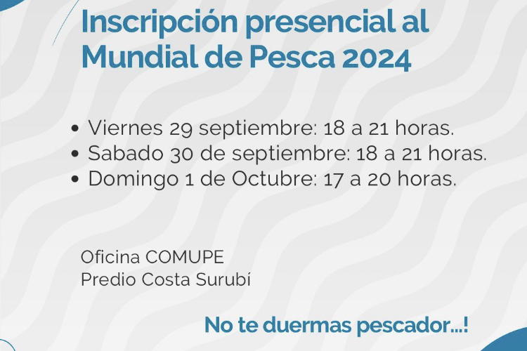 FNS 2024: COMUPE habilita atención presencial este fin de semana en Predio Costa Surubí