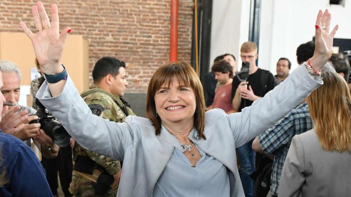 "Voy a ser Presidenta": Bullrich votó optimista y dijo que ya se imagina "festejando"