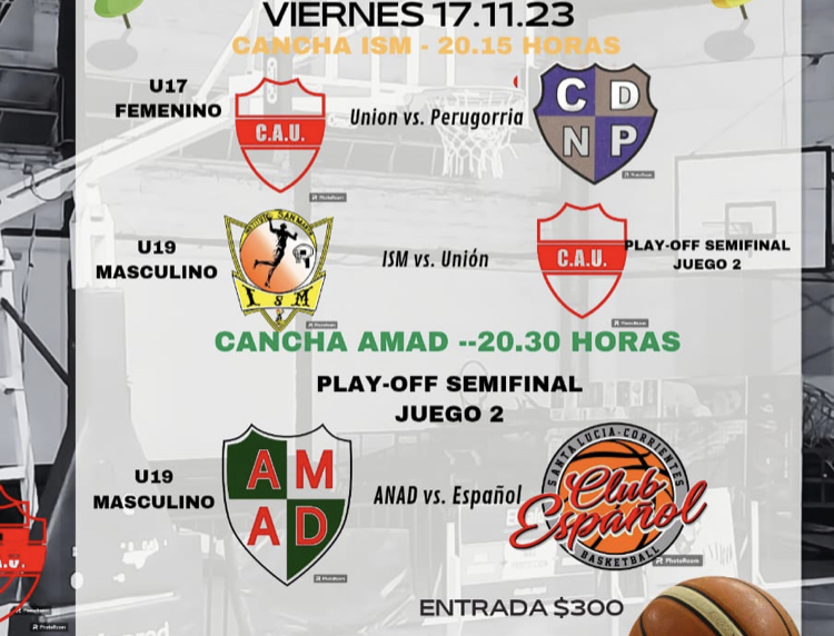 SE CUMPLIO OTRA FECHA DE LA AGENDA DEL BASQUET GOYANO.