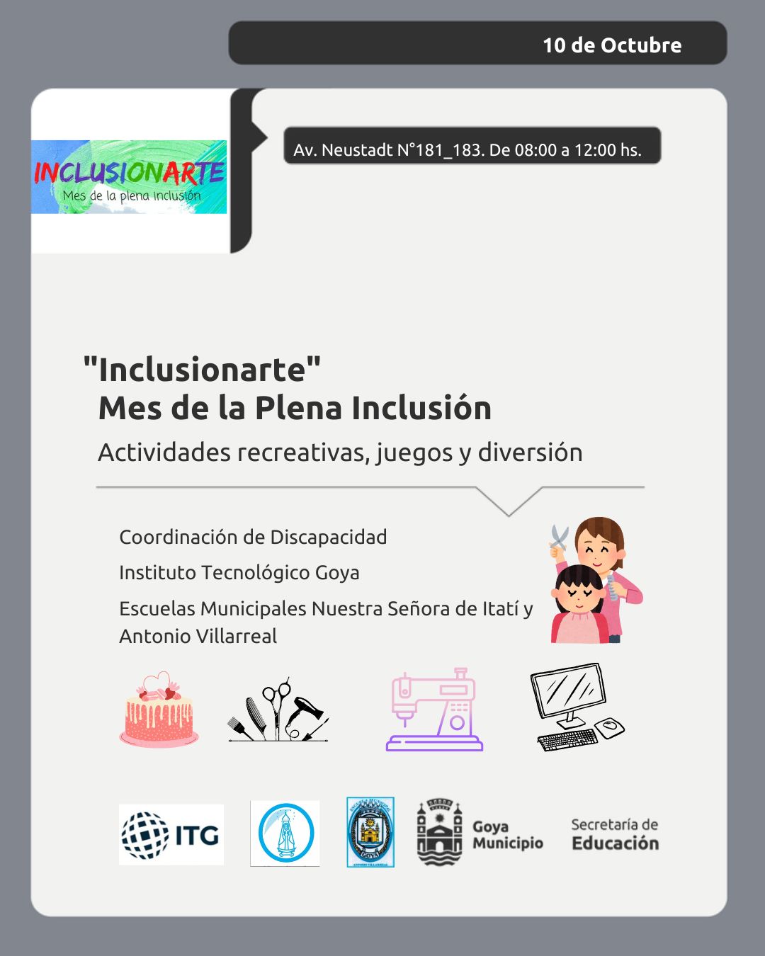 MES DE LA PLENA INCLUSIÓN  “INCLUSIONARTE”
