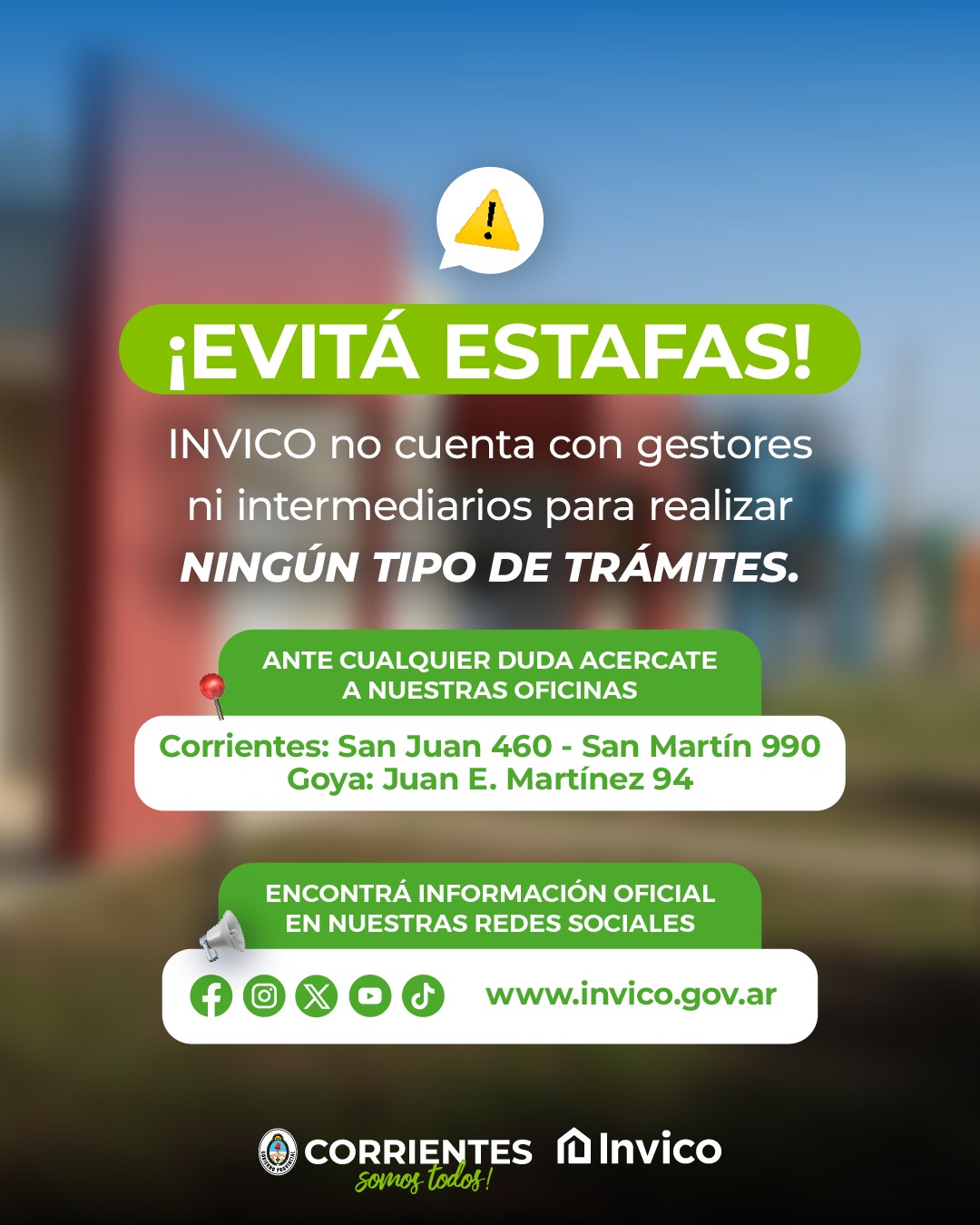 INVICO ALERTA SOBRE ESTAFAS Y VENTAS ILEGALES DE “LLAVES”