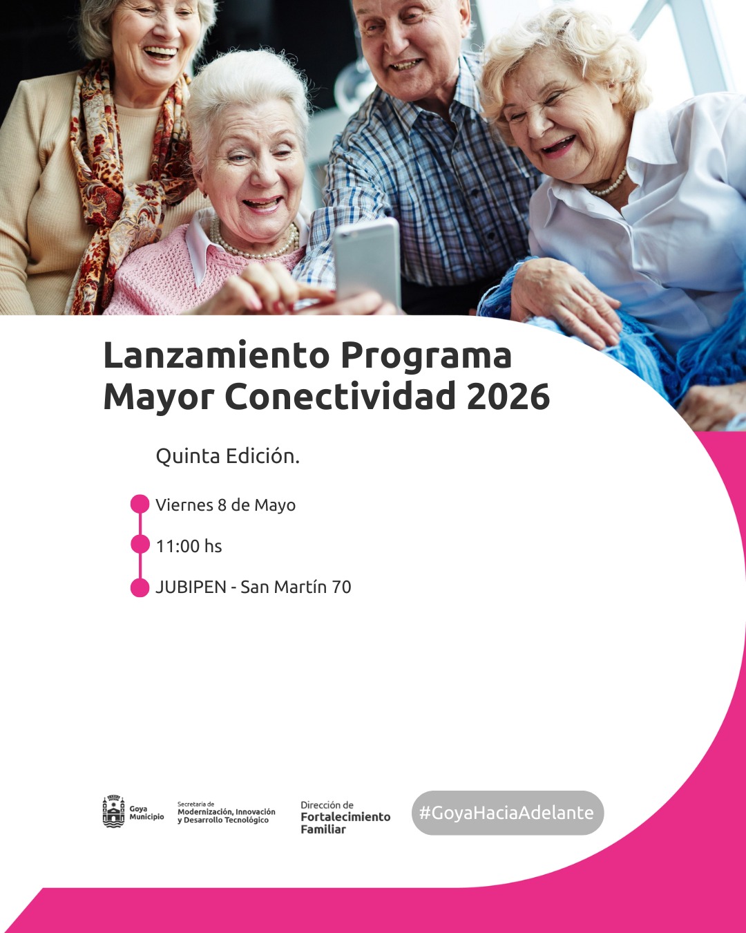 LANZAMIENTO 5° EDICIÓN DEL PROGRAMA MAYOR CONECTIVIDAD 2026