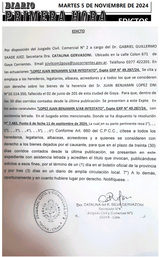 MARTES 5 DE NOVIEMBRE DE 2024 Dia 2 MONICA FERRERO