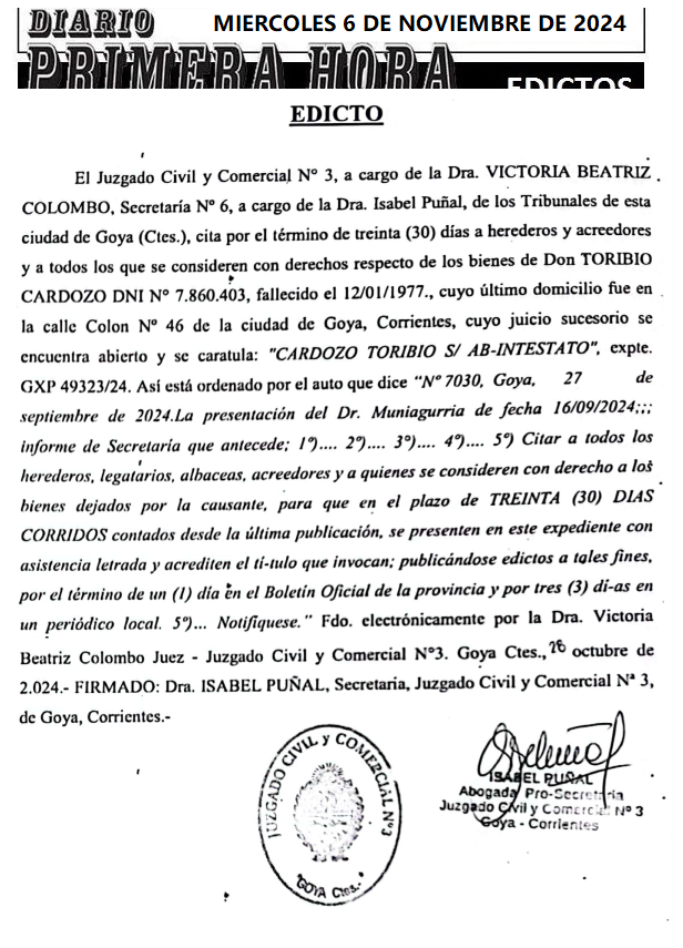 MIERCOLES 6 DE NOVIEMBRE DE 2024 DIA 3 ANDRES MUNIAGURRIA