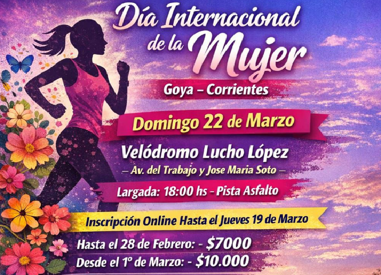 CLUB ATENAS ORGANIZA CARRERA POR EL DÍA INTERNACIONAL DE LA MUJER