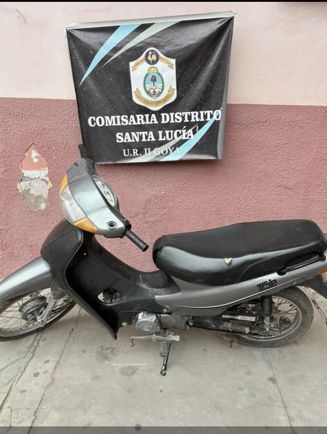 MOTO RECUPERADA A