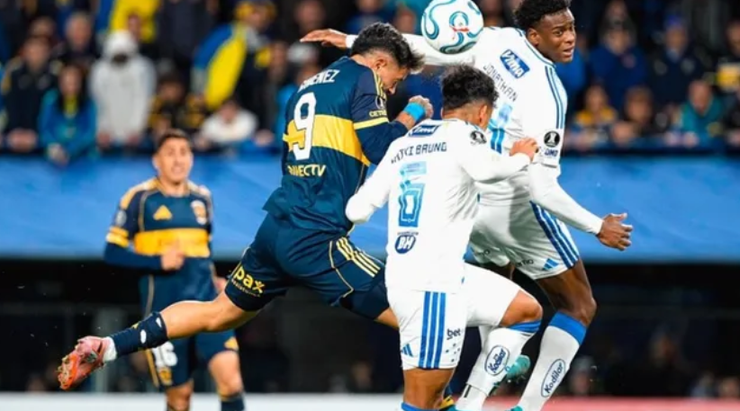 BOCA EMPATÓ 1 A 1 CON CRUZEIRO Y SE COMPLICA SU CLASIFICACIÓN EN LA COPA LIBERTADORES