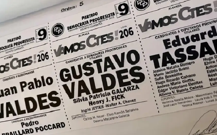 Elecciones en Corrientes: qué correcciones en las boletas deberán realizar los partidos políticos