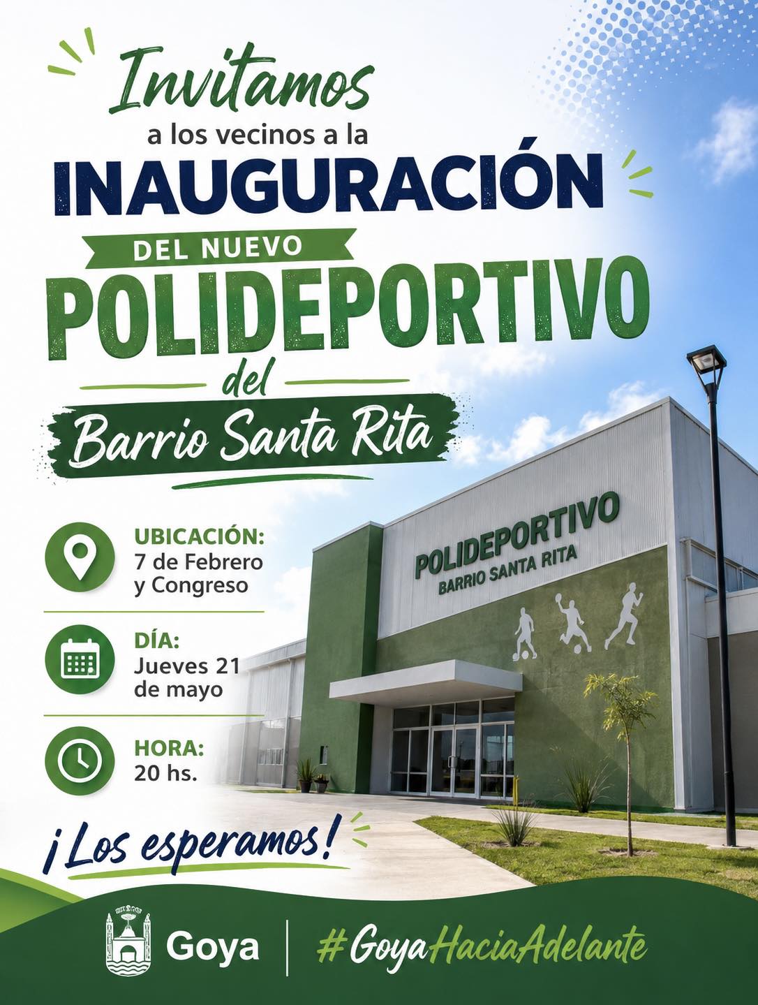 EL BARRIO SANTA RITA CELEBRA SU NUEVO ESPACIO DEPORTIVO