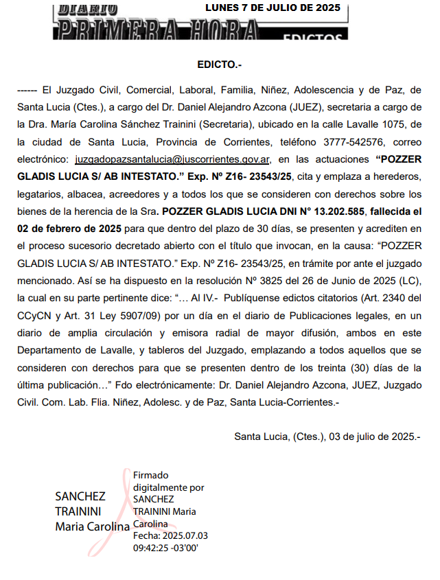 POZZER DIA 1