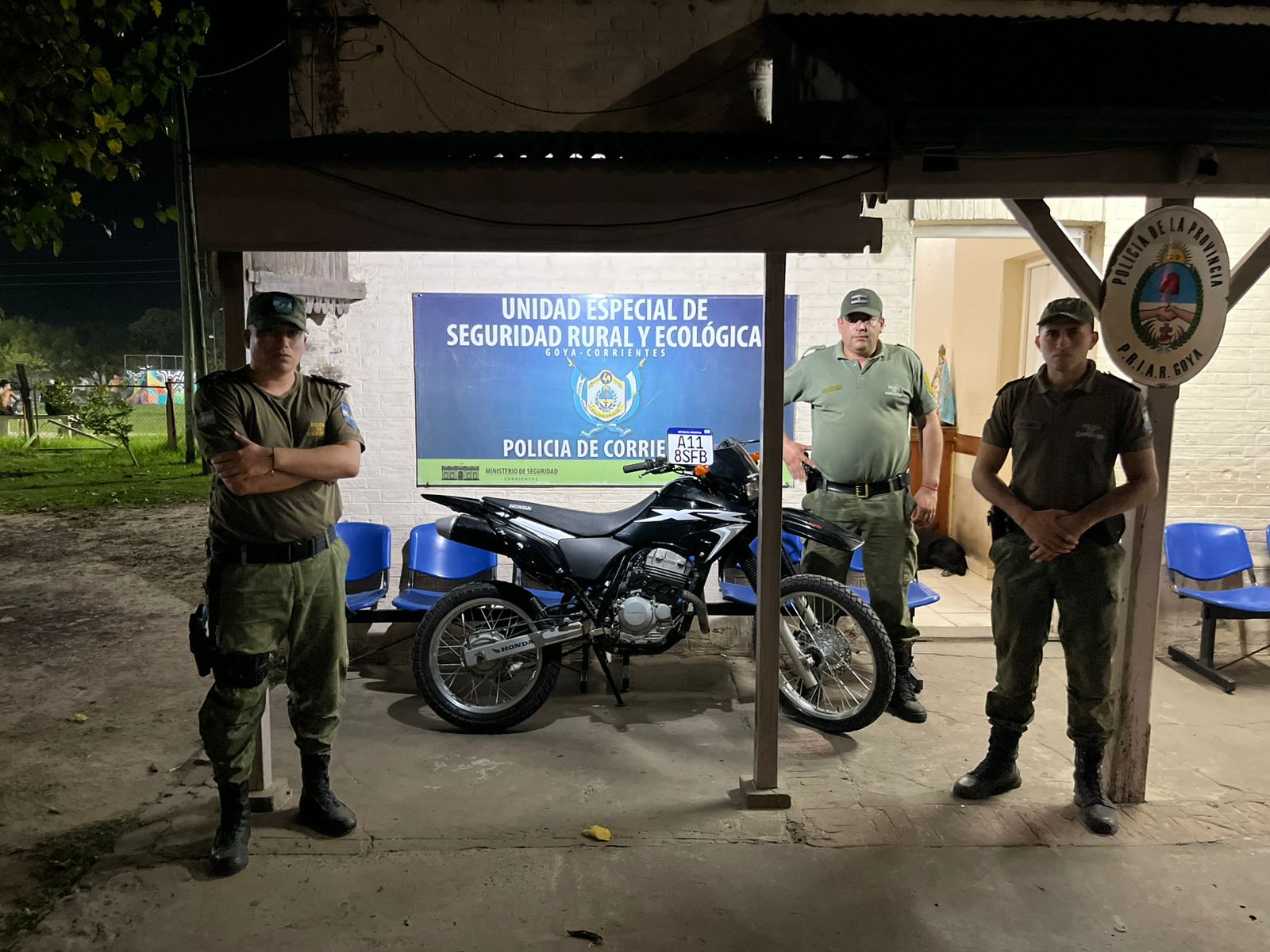 LA POLICÍA RECUPERÓ UNA MOTO QUE HABÍAN ROBADO EN BUENOS AIRES