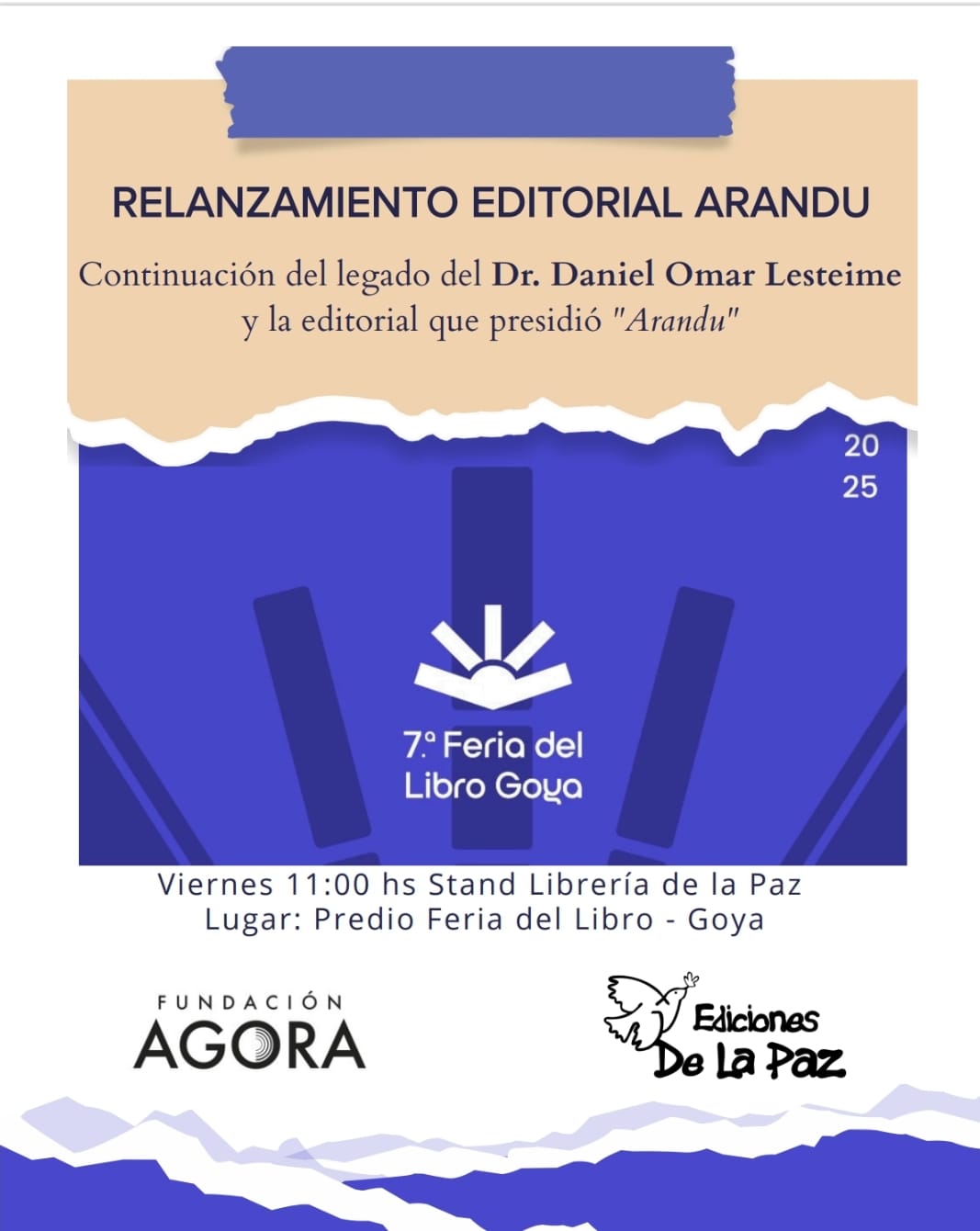 REAPERTURA DE LA EDITORIAL ARANDÚ