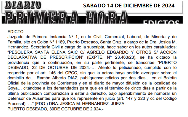 SABADO 14 DE DICIEMBRE DE 2024 DIA 3 ROMINA LOPEZ