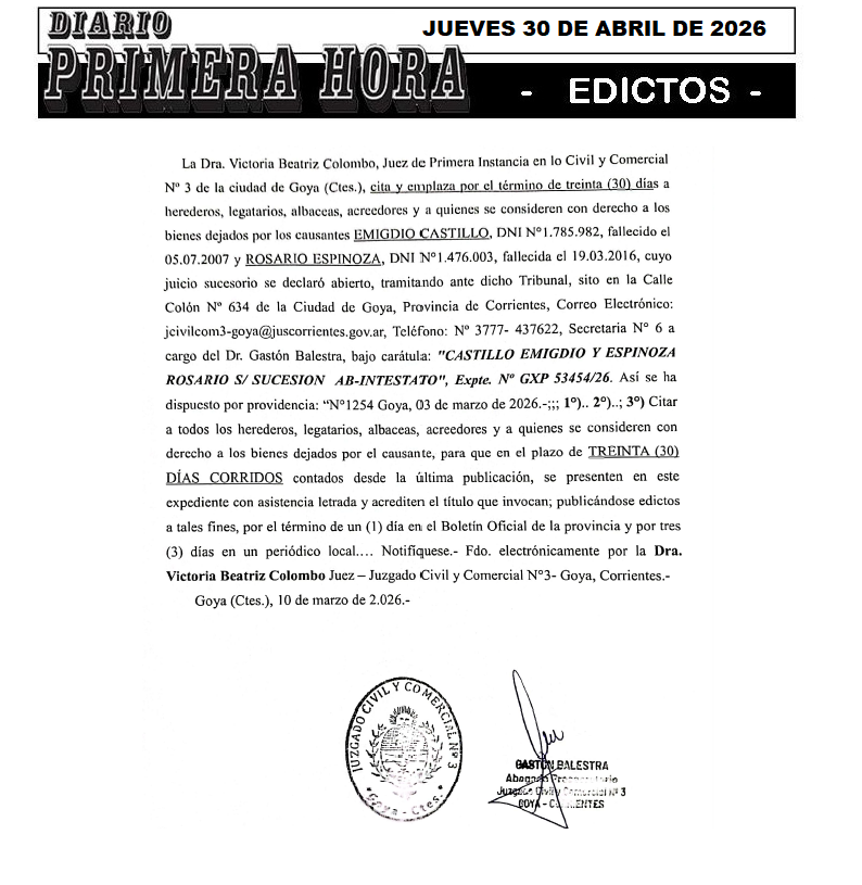 SOSA DIA 1