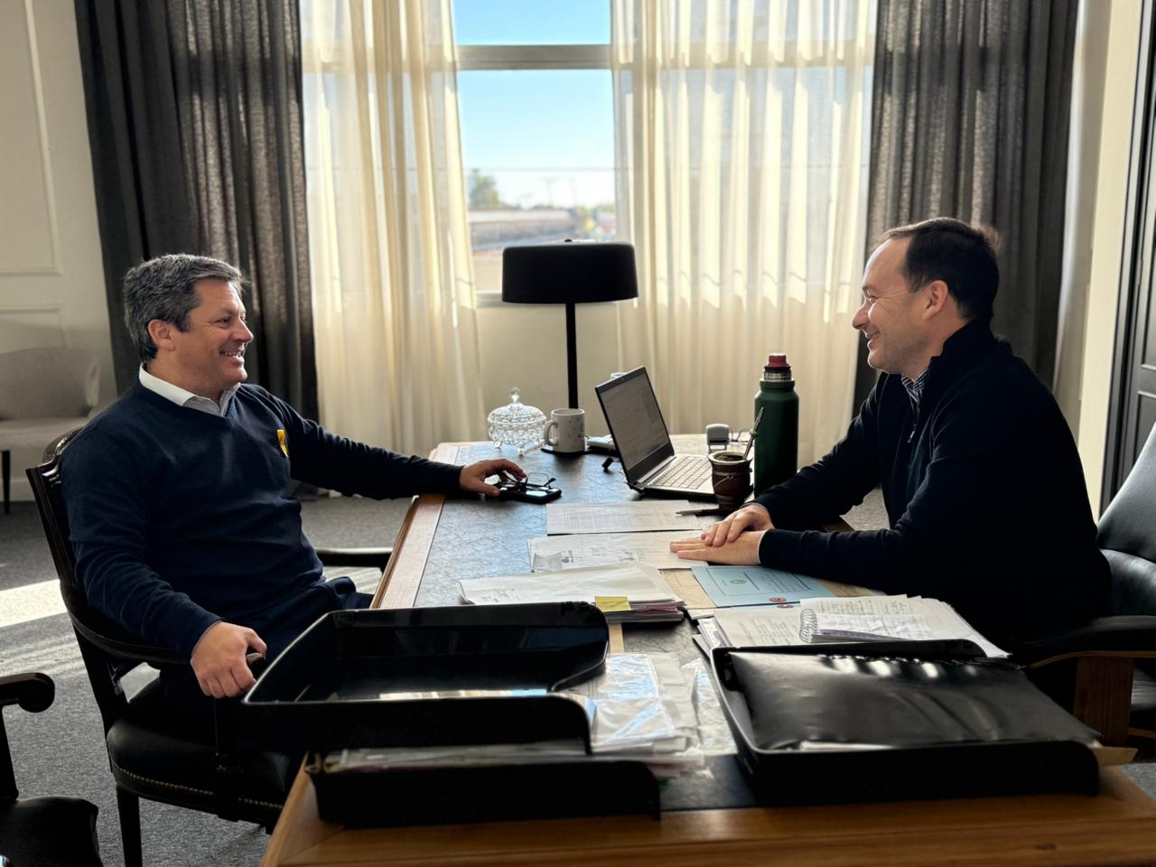 SEBASTIAN MAZZARO: "DAREMOS TODO LO MEJOR Y ESTAREMOS SIEMPRE RESPALDANDO AL INTENDENTE HORMAECHEA"