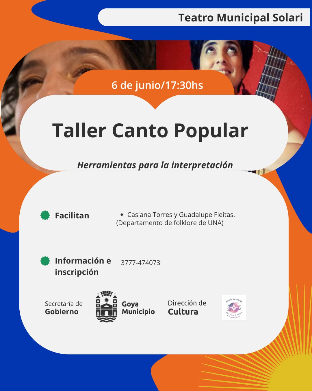 TALLER DE CANTO POPULAR EN EL TEATRO MUNICIPAL SOLARI: UNA PROPUESTA PARA PROFUNDIZAR LA INTERPRETACIÓN VOCAL