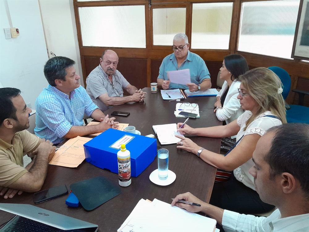 Reuniones de trabajo de las comisiones de Cultura, de Producción de Obras Públicas y de Transporte del HCD de Goya