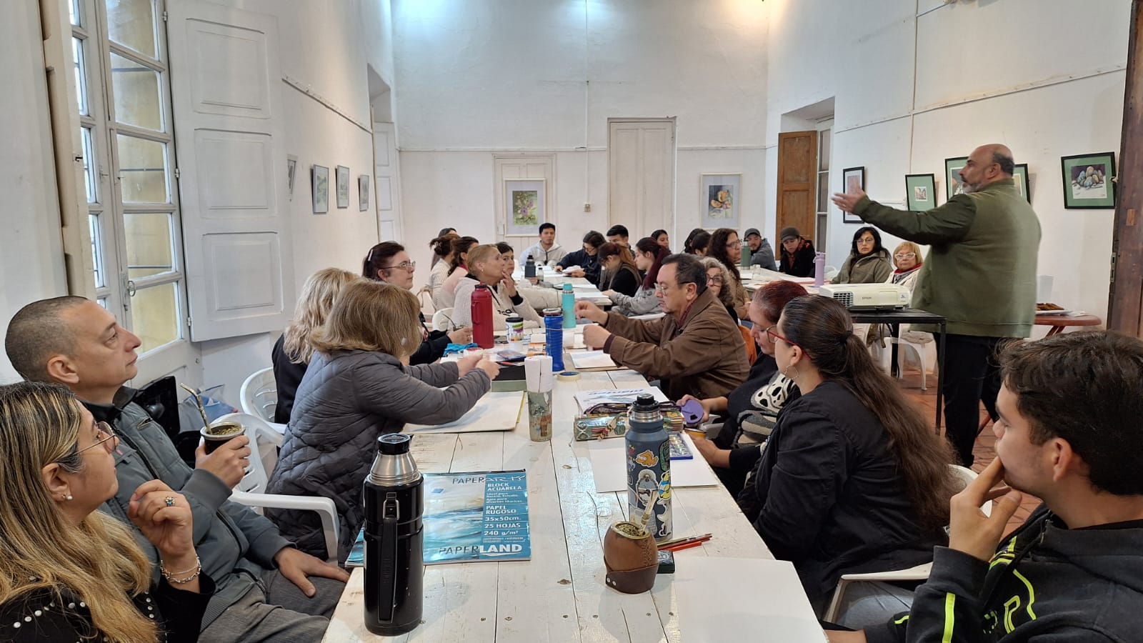 TALLER DE ACUARELA: TRAZOS QUE MOLDEAN LA PRÓXIMA EDICIÓN DEL “PINTEMOS GOYA”