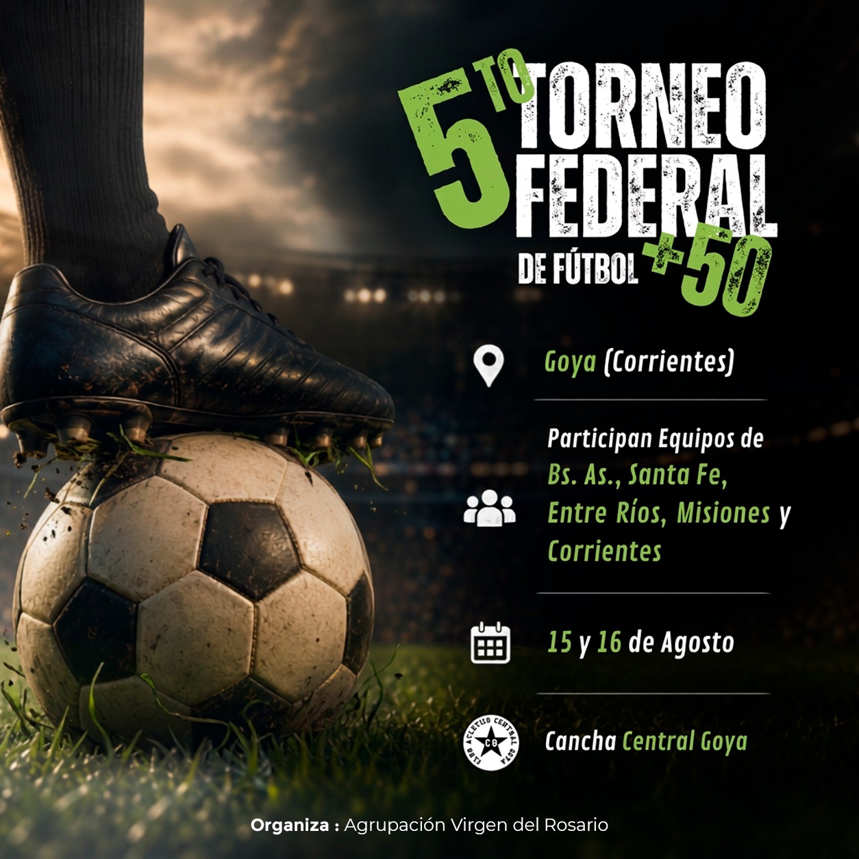 Torneo Federal Futbol Veteranos mas de 50 Flyr