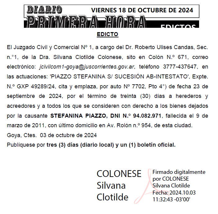 VIERNES 18 DE OCTUBRE DE 2024 Dia 2 felipe rajoy