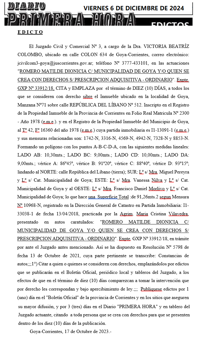 VIERNES 6 DE DICIEMBRE DE 2024 DIA 2 ELCIRA
