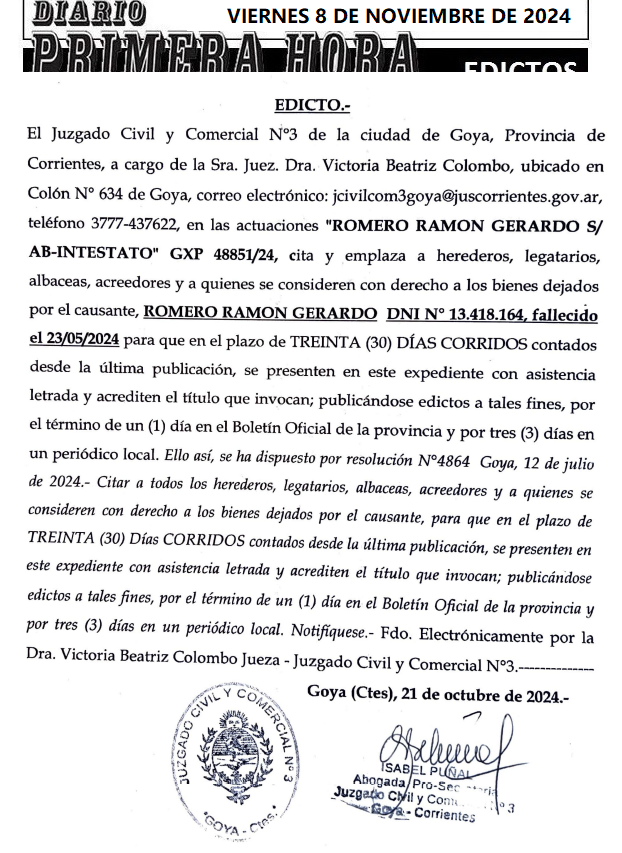VIERNES 8 DE NOVIEMBRE DE 2024 DIA 2 CELESTE COLDANI