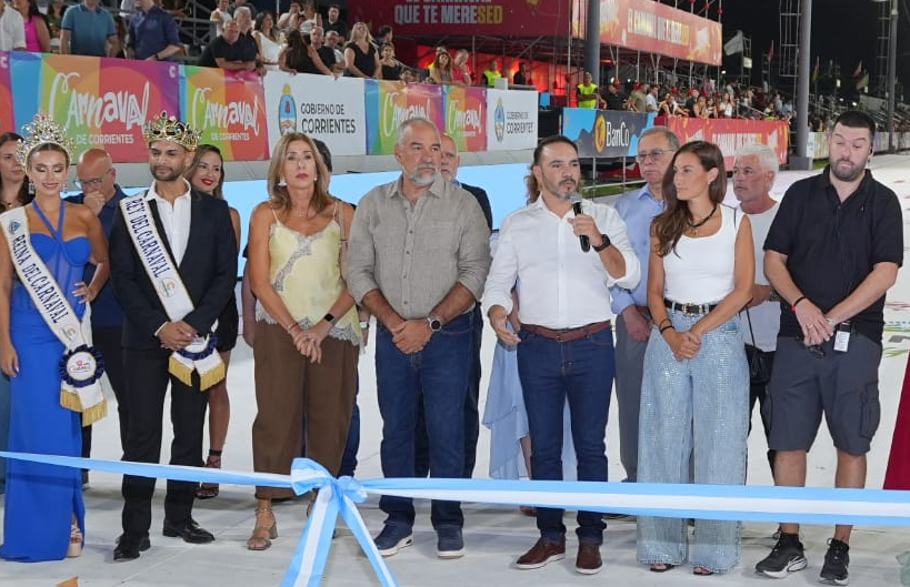 "LA VERDADERA CAPITAL NACIONAL DEL CARNAVAL ES CORRIENTES", AFIRMÓ JUAN PABLO VALDÉS AL INAUGURAR LOS CARNAVALES CORRENTINOS