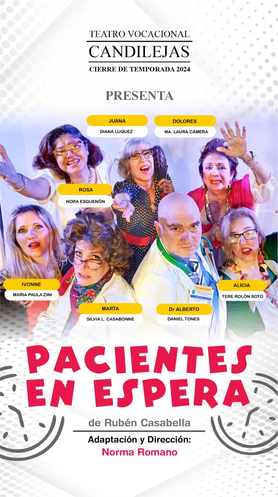 NUEVAS FUNCIONES DE "PACIENTES EN ESPERA" EN EL TEATRO CANDILEJAS