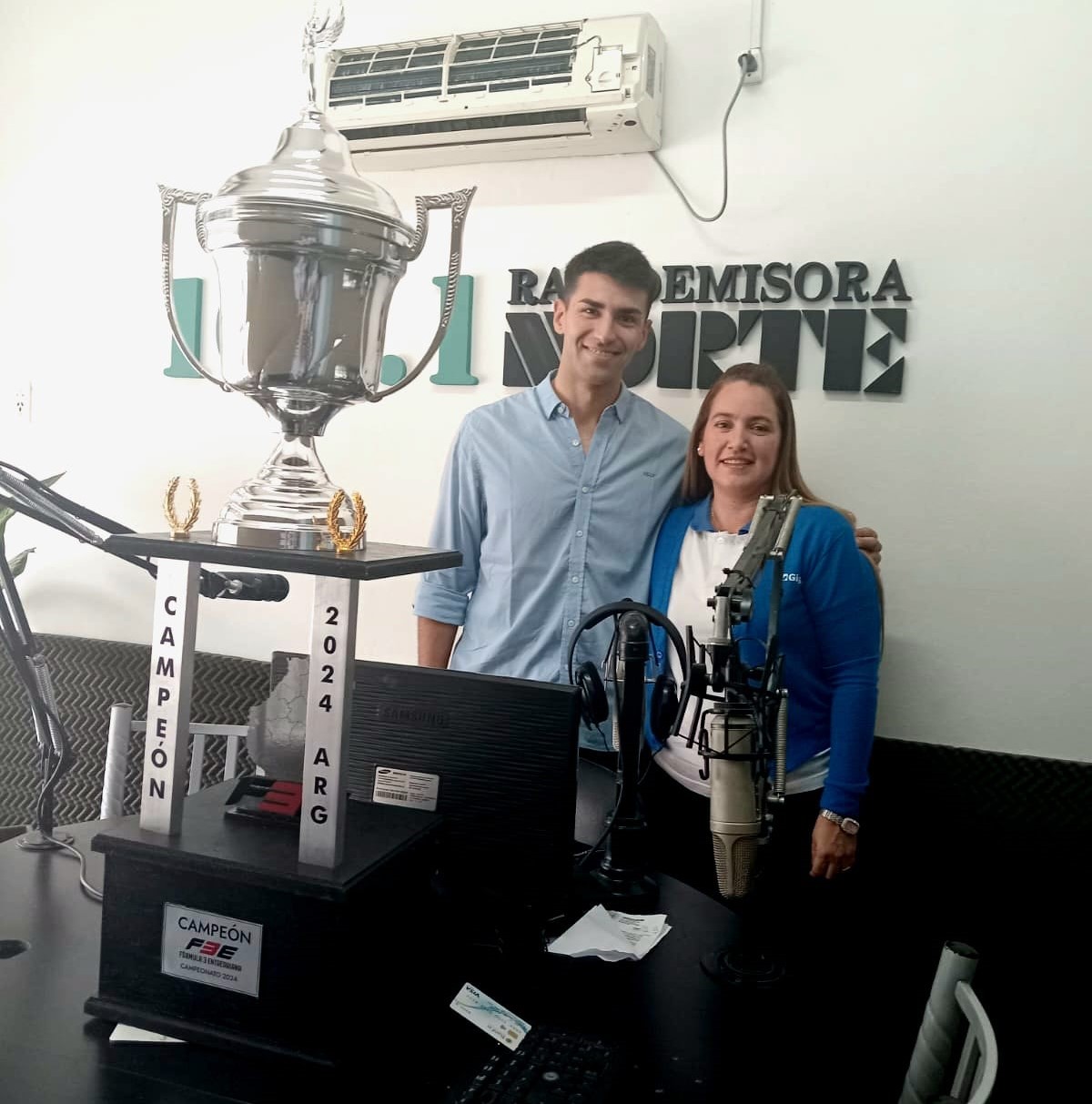 FÓRMULA 3 ENTRERRIANA: Ignacio Vilas celebró su campeonato en FM NORTE 104.1