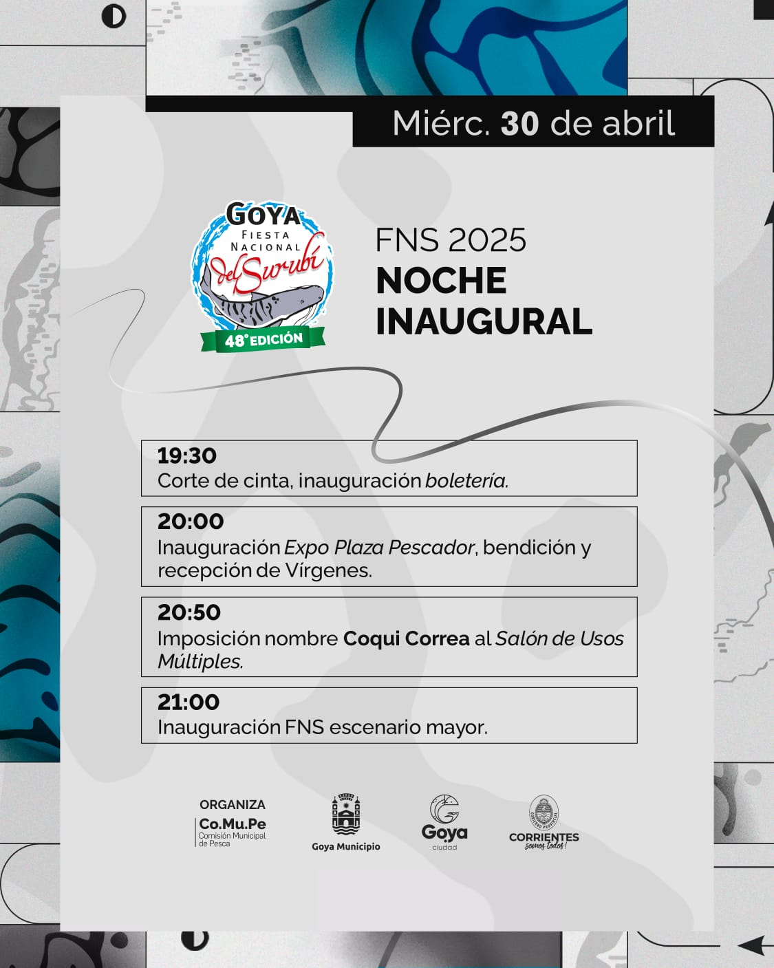 Protocolo de Apertura: Actividades previas a la inauguración de la Fiesta Nacional del Surubí
