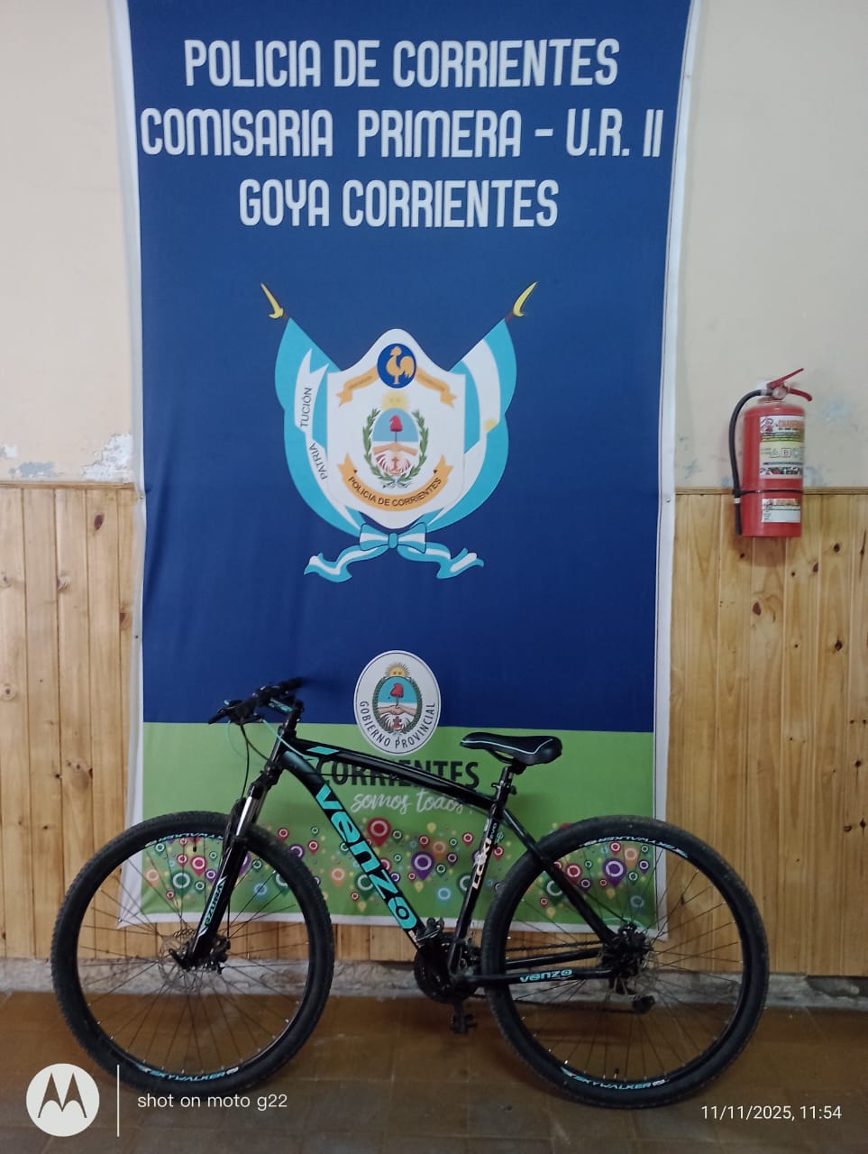 POLICIA RECUPERO BICICLETA DE ALTA GAMA