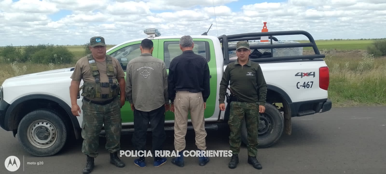 GOLPE AL ABIGEATO: EL PRIAR DETUVO A PADRE E HIJO CON CORDEROS FAENADOS