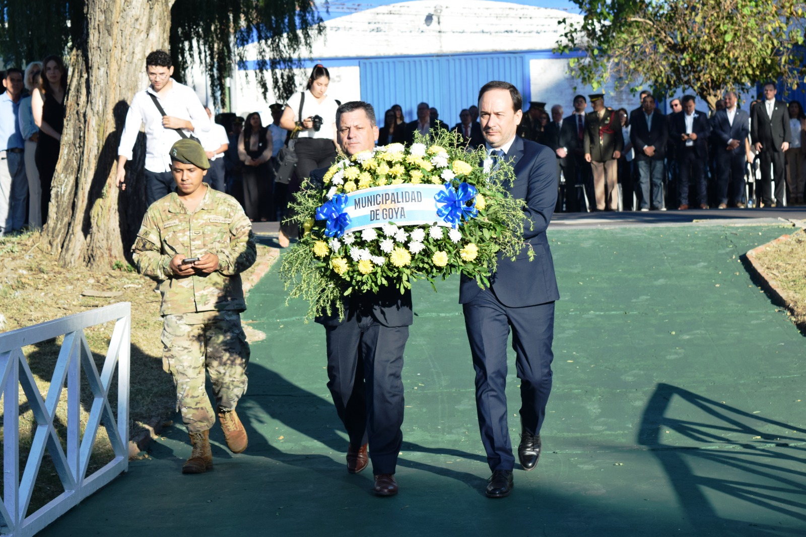 A 44 AÑOS DE MALVINAS: GOYA RINDIÓ HOMENAJE CON UN EMOTIVO ACTO EN LA PLAZOLETA MALVINAS ARGENTINAS