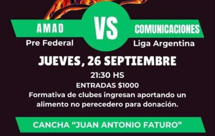 Liga Argentina de básquetbol: Comunicaciones se presenta en Goya en amistoso ante AMAD