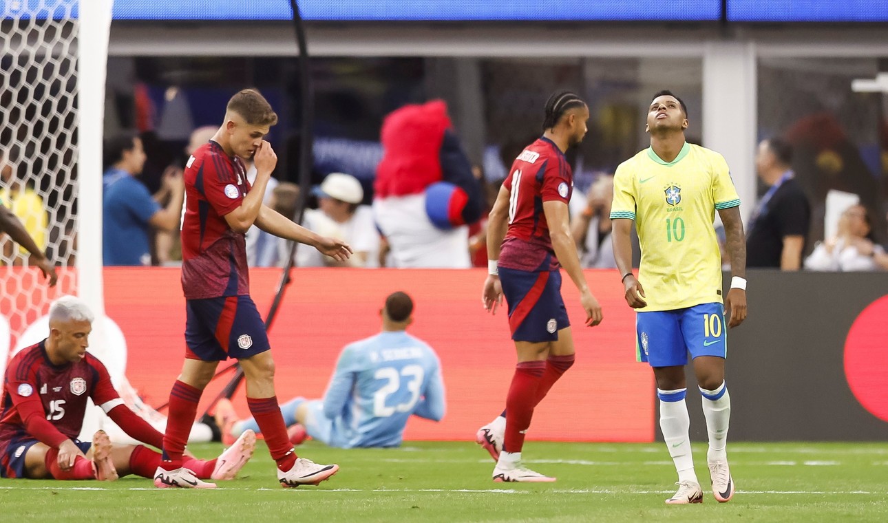 Primer batacazo en la Copa América 2024: Brasil no pudo con Costa Rica y empató 0-0 en su debut