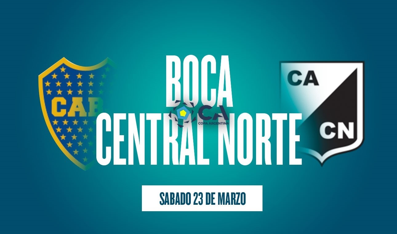 Hoy Boca vs Central Norte (S), por la Copa Argentina