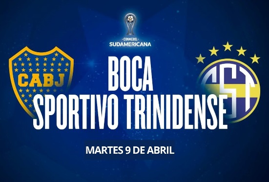 Hoy Boca vs. Sportivo Trinidense, por la Copa Sudamericana