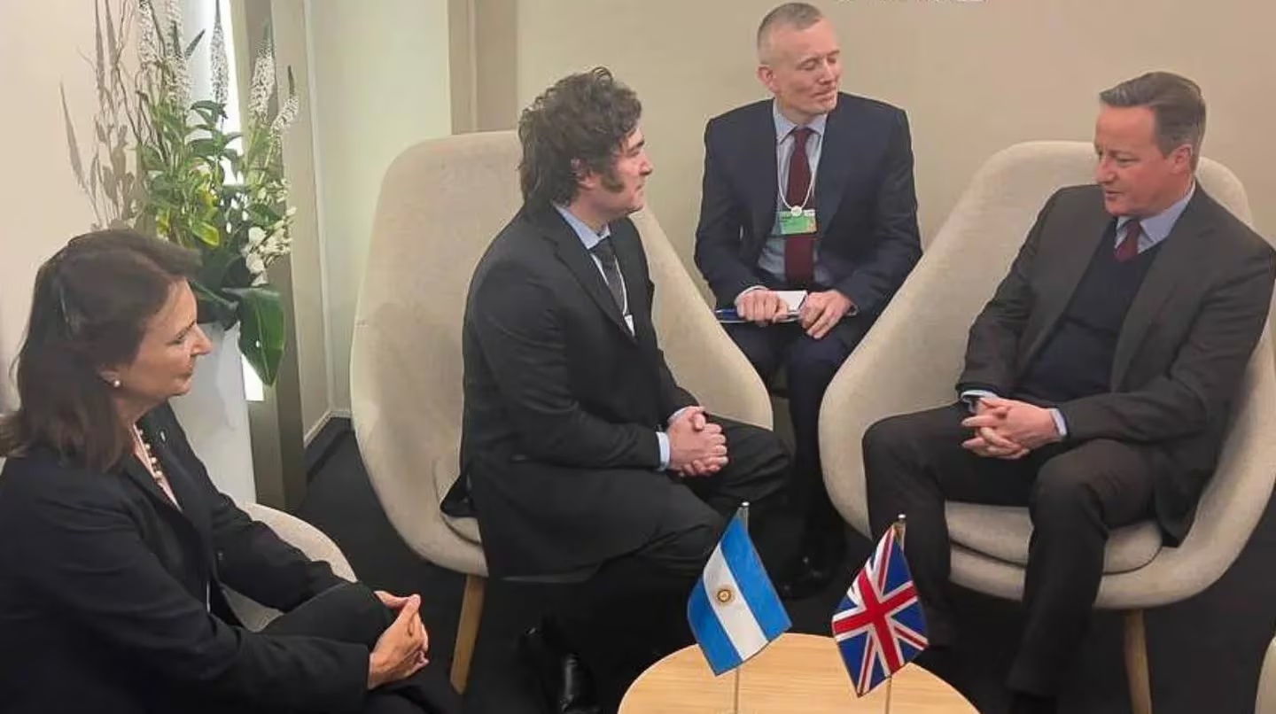 Qué acordaron Javier Milei y David Cameron con respecto a las Islas Malvinas