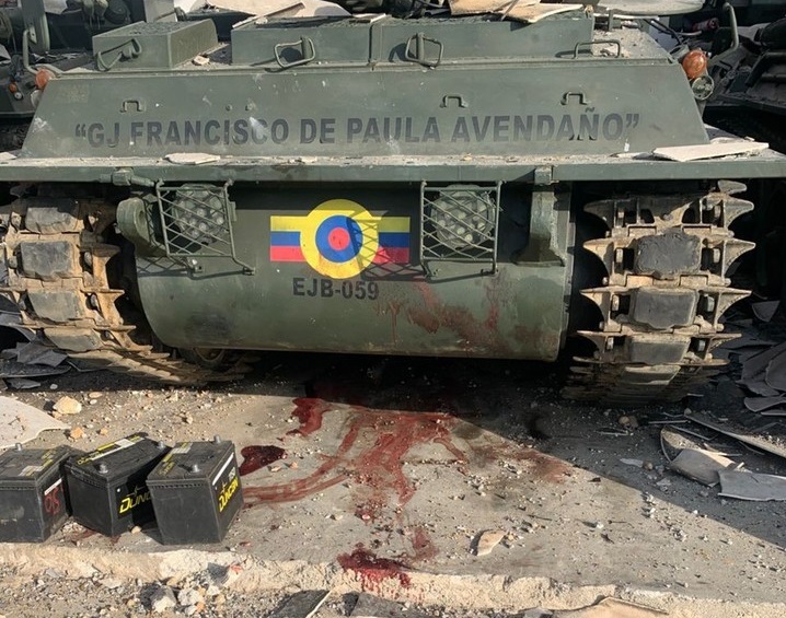 imágenes militares muestran las consecuencias del ataque de Estados Unidos al búnker donde estaba Maduro