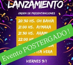 SE REPROGRAMA LA PRESENTACIÓN DE LOS CARNAVALES GOYANOS