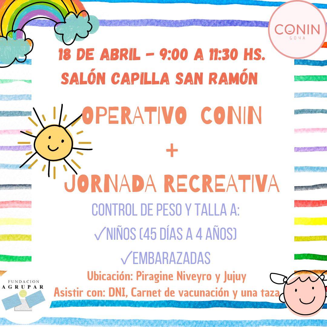 OPERATIVO CONIN Y ACTIVIDADES RECREATIVAS