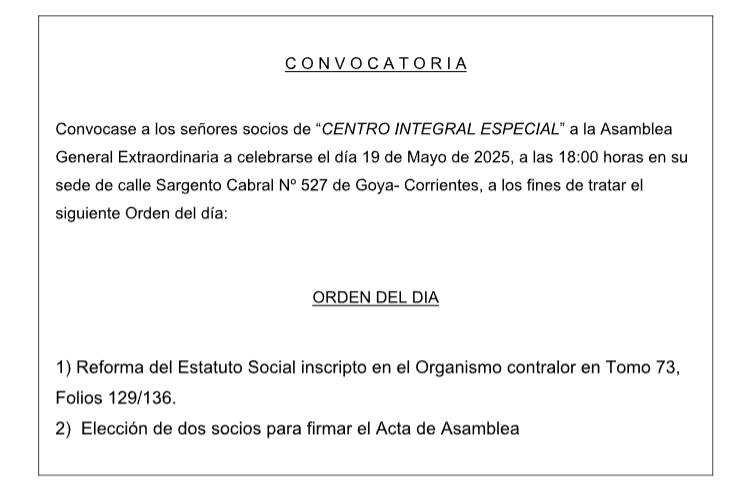 convocatoria centro integrales dia 1